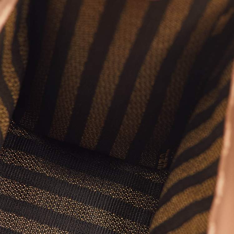 Pre Owned Fendi Sunshine Mini Beige Leather Tote