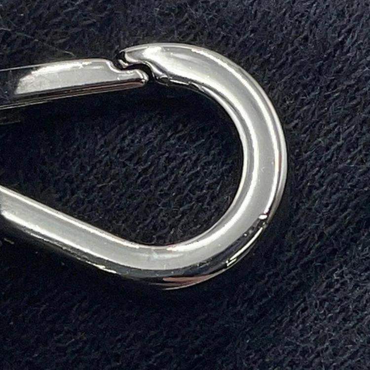 Pre Owned Fendi Baguette Selleria 2-Way Chain Shoulder Bag Khaki Leather Size Mini