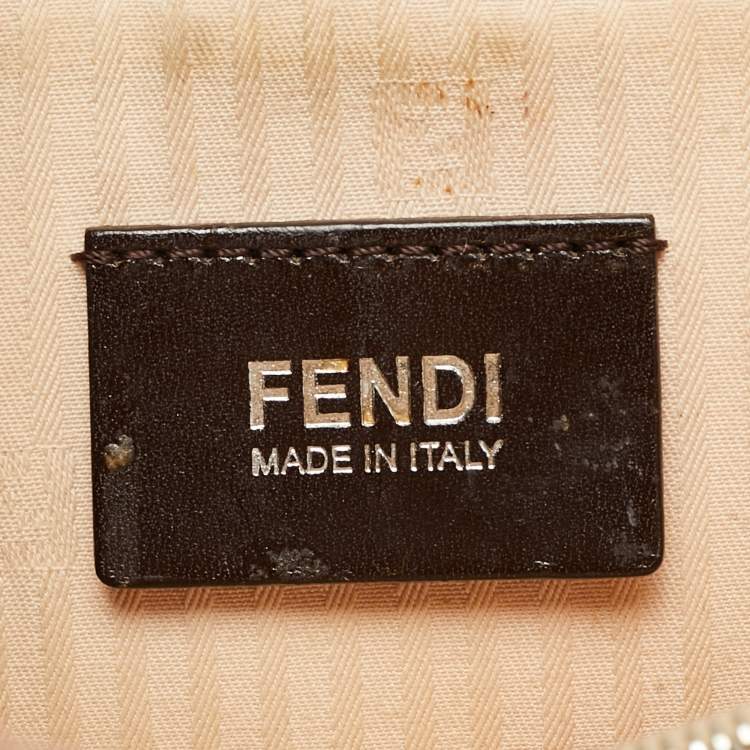 Pre Owned Fendi 2Jours Small Mustard Patent Leather Tote