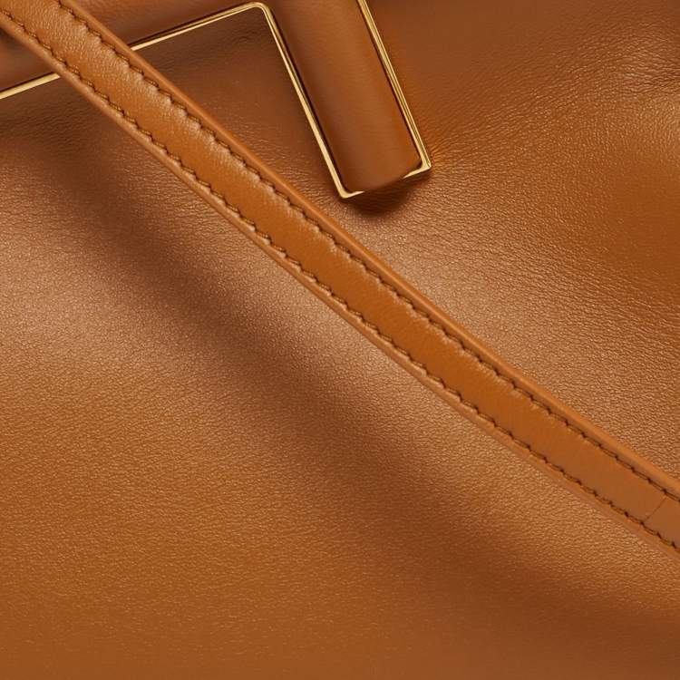 مملوكة مسبقًا Fendi Small Fendi First Brown Leather Shoulder Bag