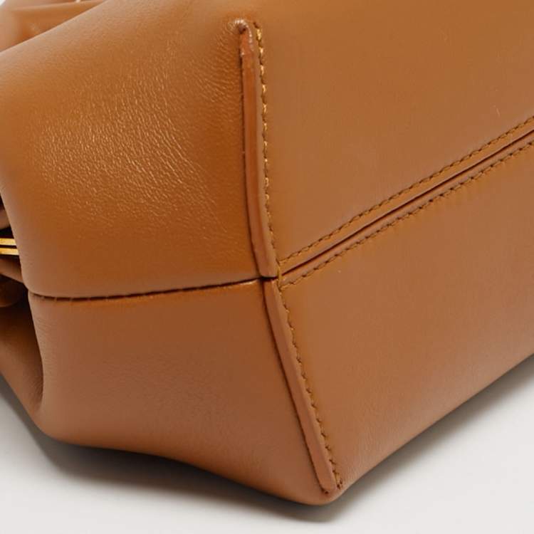 مملوكة مسبقًا Fendi Small Fendi First Brown Leather Shoulder Bag