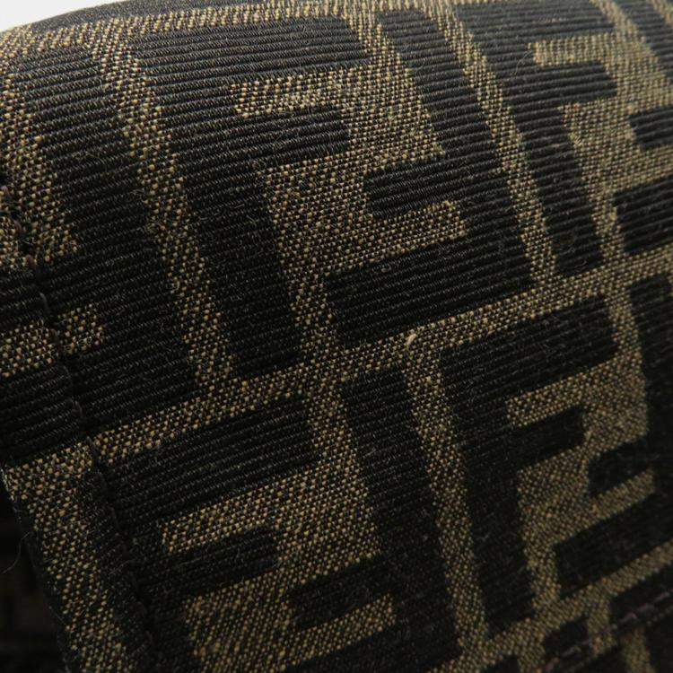 Pre Owned Fendi Fragment Zucca Tote Bag With Pokemon Collaboration Dragonite