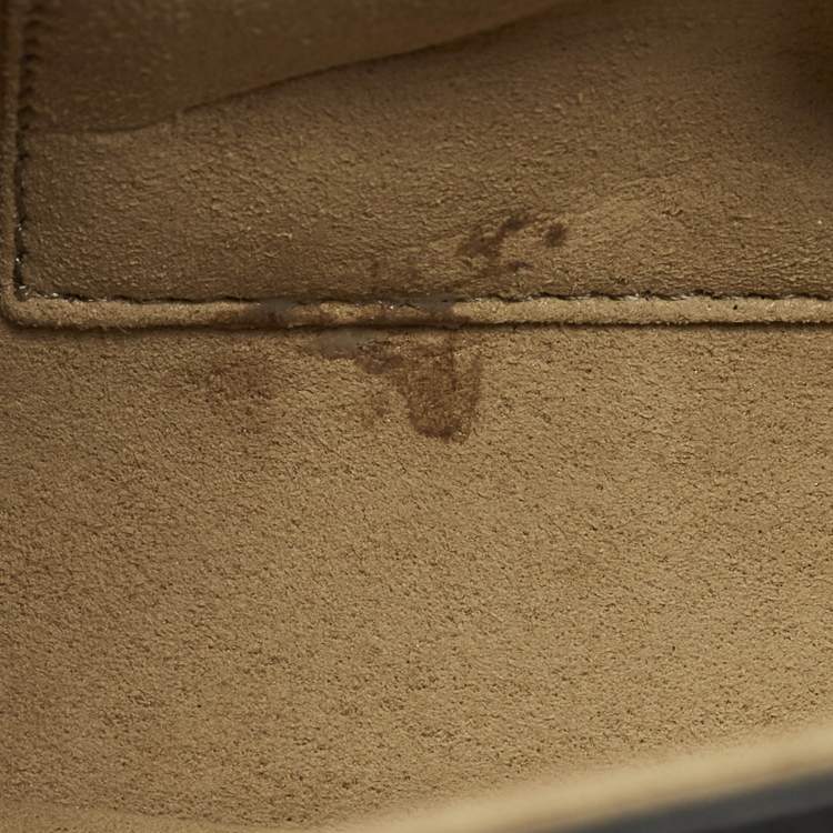 Pre Owned Fendi Kan I Medium Black/Brown Zucca Leather Top Handle Bag