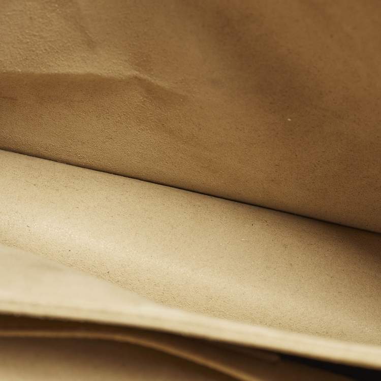 Pre Owned Fendi Kan I Medium Black/Brown Zucca Leather Top Handle Bag