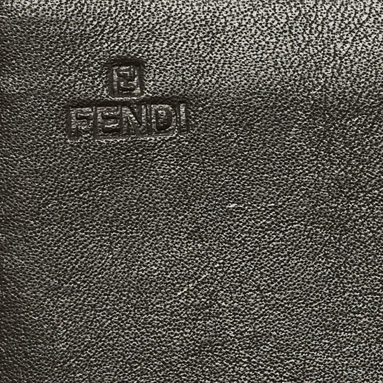 مملوكة مسبقًا محفظة فندي شعار FF تبغ زوكا كانفاس كونتيننتال