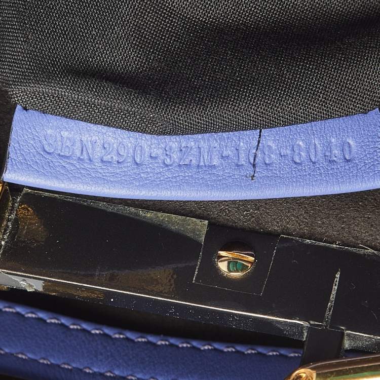 مملوكة مسبقًا Fendi Peekaboo Medium Purple Leather Top Handle Bag