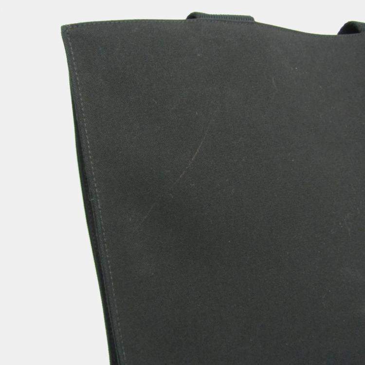 Pre Owned Fendi x Versace Fendace Gold Black Canvas Tote Bag