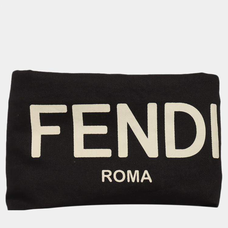 Pre Owned Fendi Monster Bac Nylon Blackpack