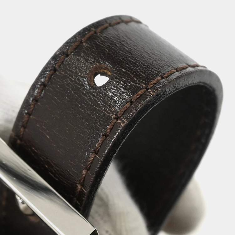 Pre Owned Fendi Brown Zucca Baguette Handbag