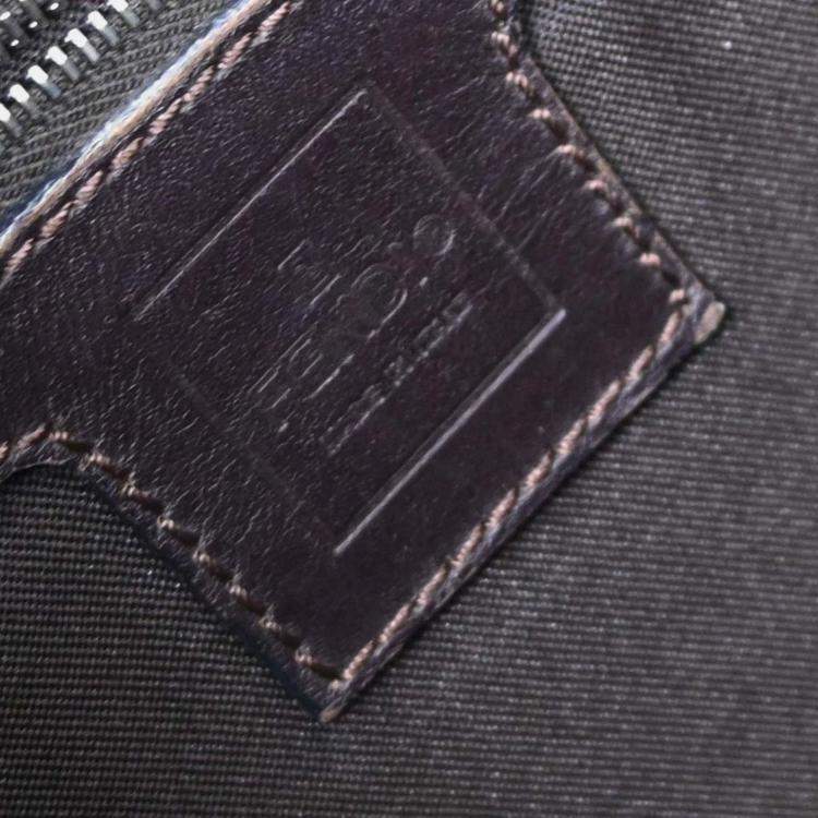 مملوكة مسبقًا Fendi Zucca Mamma Baguette Brown Canvas Shoulder Bag