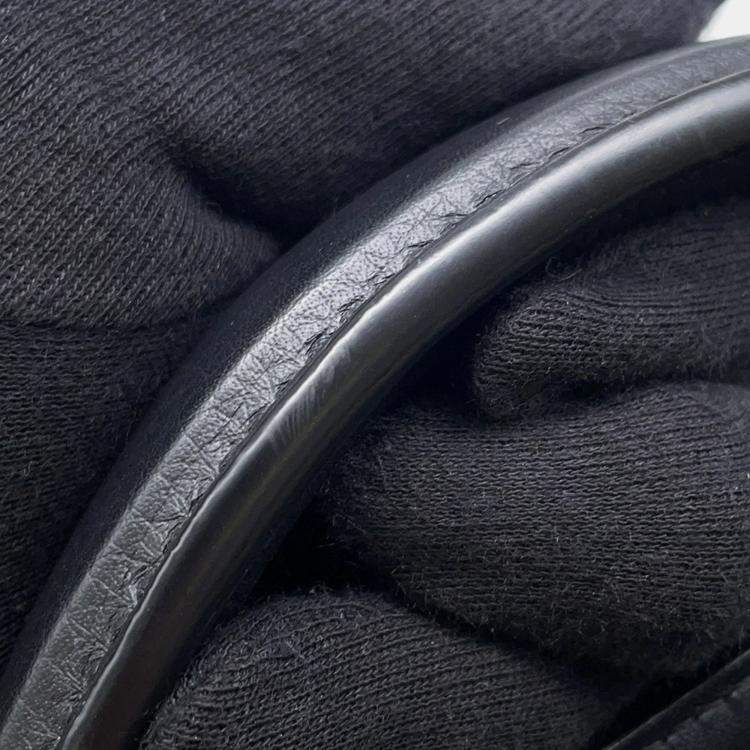 Pre Owned Fendi Peekaboo Iseeu Mini Leather Handbag Black