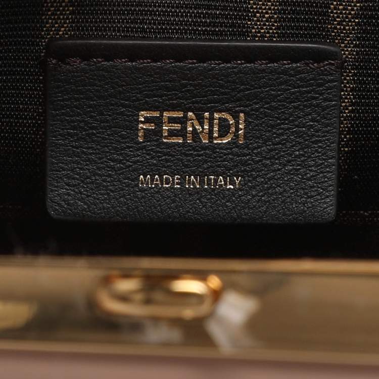 مملوكة مسبقًا Fendi Pink For Fur and Leather Small First Clutch