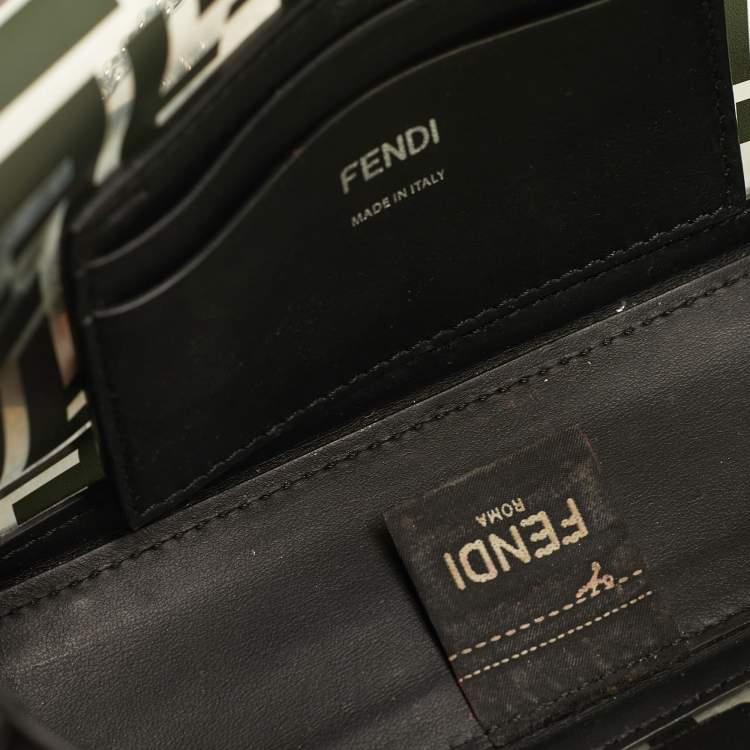 مملوكة مسبقًا Fendi Baguette Mini Black/Clear PVC and Leather Bag