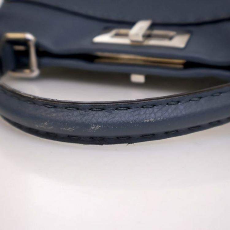 Pre Owned Fendi Medium Calfskin Lace Up Peekaboo ISeeYou