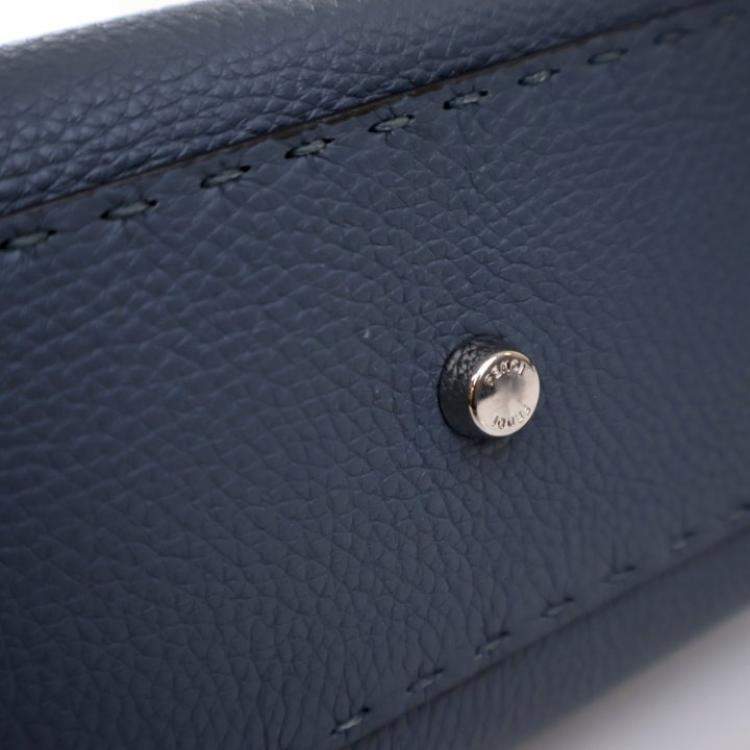 Pre Owned Fendi Medium Calfskin Lace Up Peekaboo ISeeYou