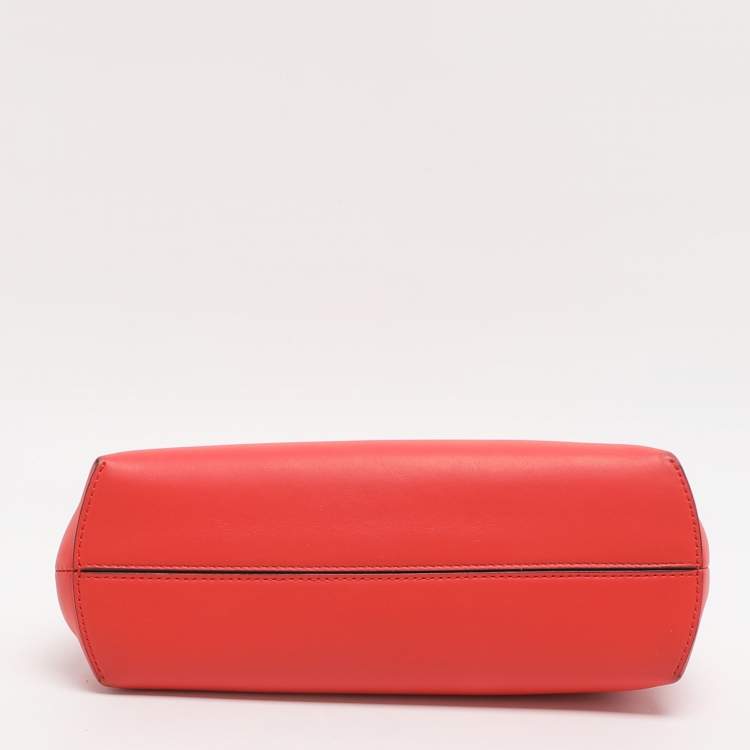 Pre Owned Fendi Fendi First Small Red Leather Clutches