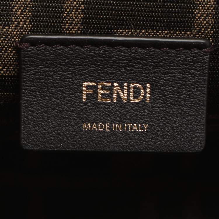 Pre Owned Fendi Fendi First Small Red Leather Clutches