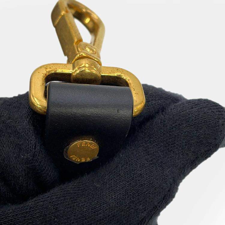 Pre Owned Fendi Stefano Pilati Collaboration Baguette Shoulder Black Nappa Leather