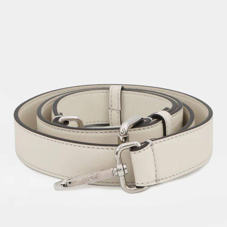 Pre Owned Fendi Zucca 2-Way Black White Fur Leather Mini Bag