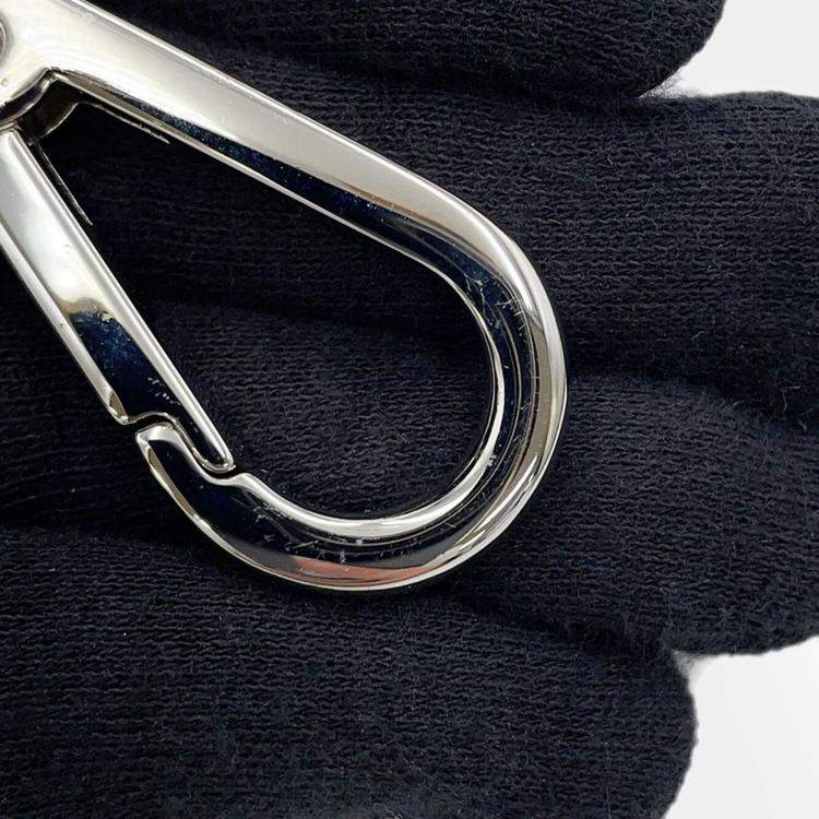 Pre Owned Fendi Zucca 2-Way Black White Fur Leather Mini Bag