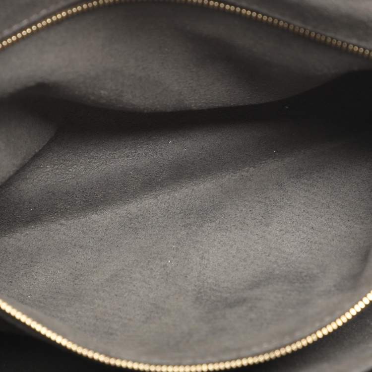 Pre Owned Fendi Gloria Small Grey Selleria Leather Tote