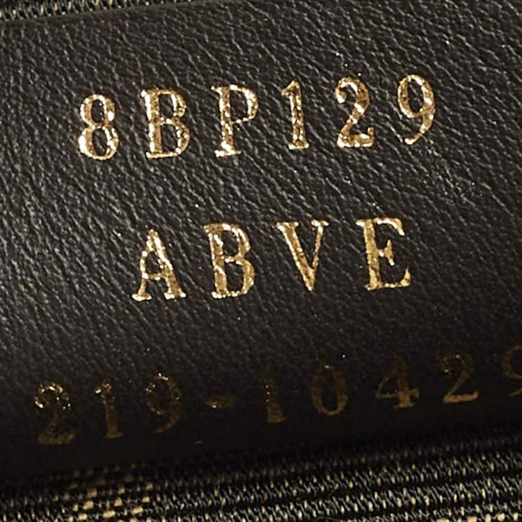 Pre Owned Fendi First Small Black Leather Clutch Bag