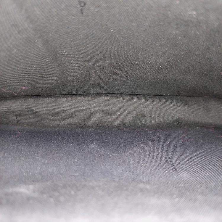 Pre Owned Fendi Black Leather Monster Crossbody Bag