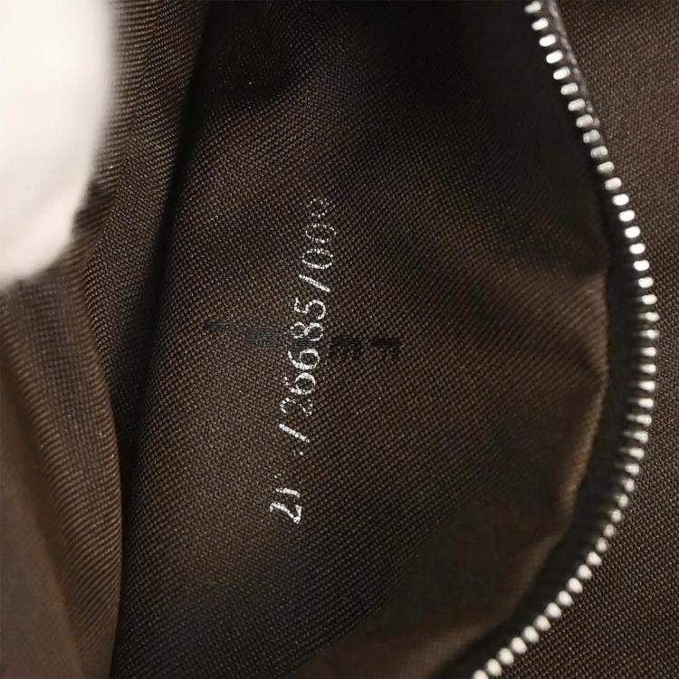 Pre Owned Fendi Brown Zucca Shoulder Bag