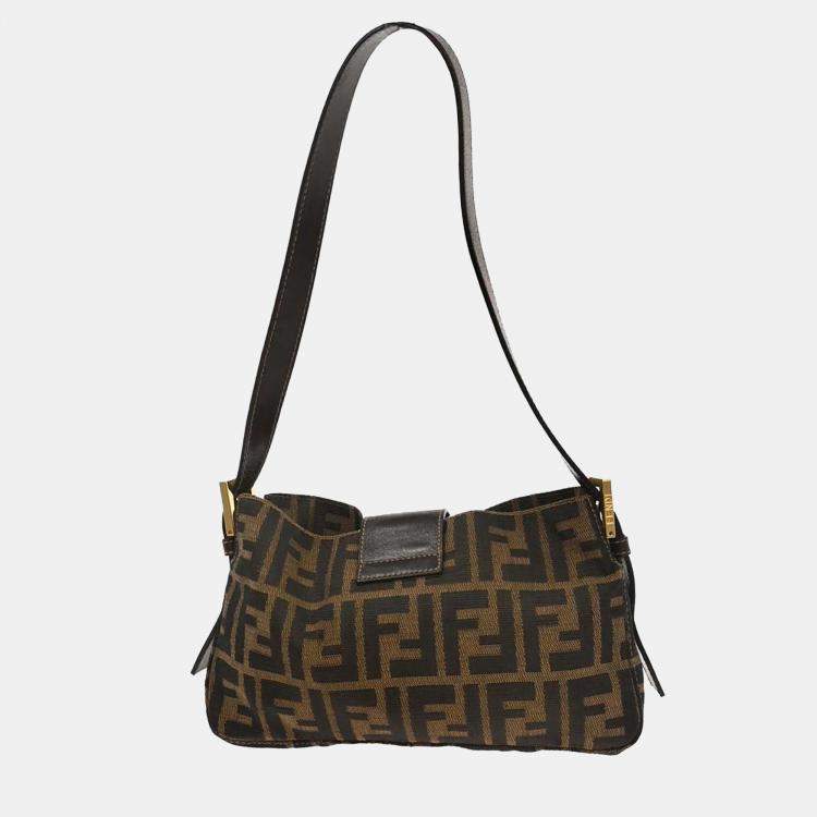 مملوكة مسبقًا Fendi Brown Zucca Handbag