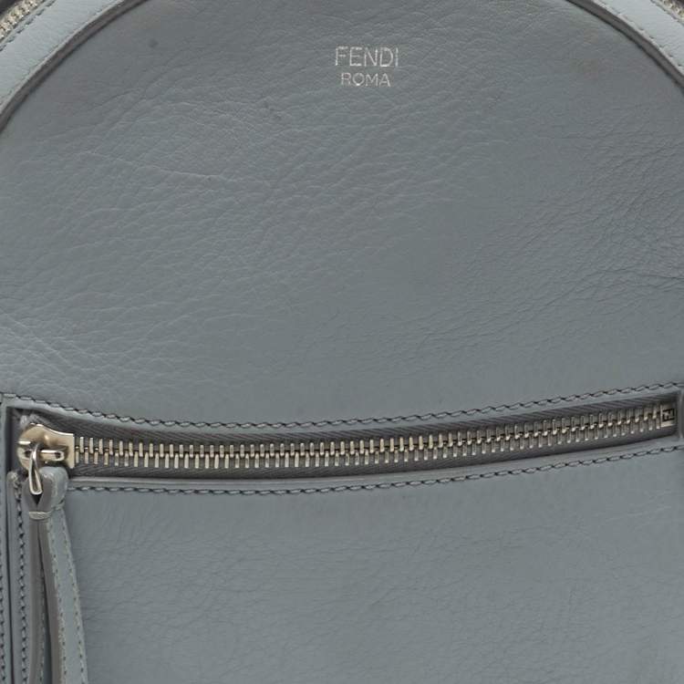 مملوكة مسبقًا Fendi By The Way Mini Grey Leather Backpack