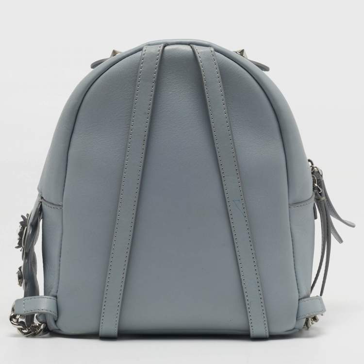 مملوكة مسبقًا Fendi By The Way Mini Grey Leather Backpack