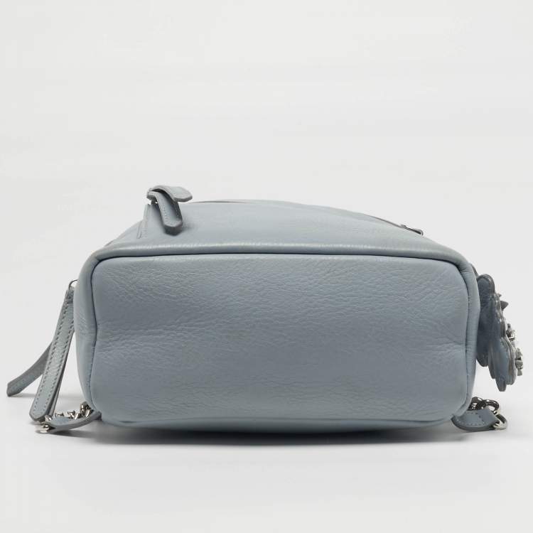 مملوكة مسبقًا Fendi By The Way Mini Grey Leather Backpack
