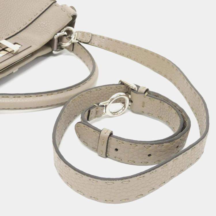 Pre Owned Fendi Selleria Peekaboo Handbag