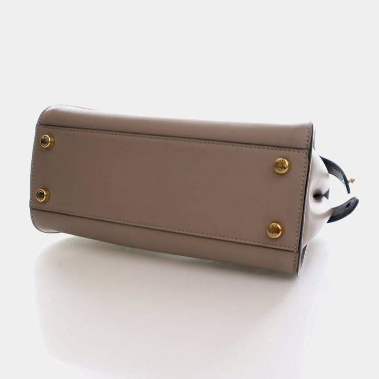 Pre Owned Fendi Small Calfskin Peekaboo ISeeU