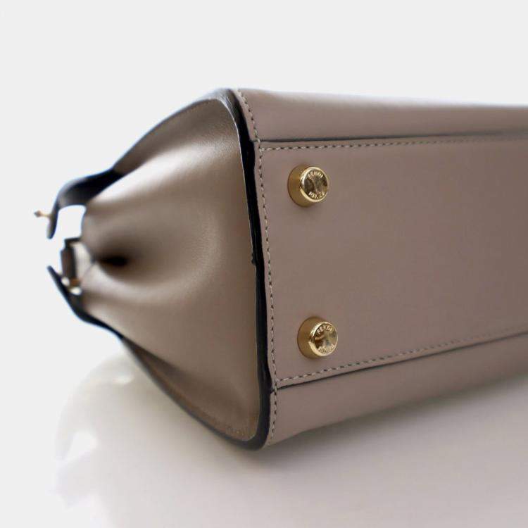 Pre Owned Fendi Small Calfskin Peekaboo ISeeU