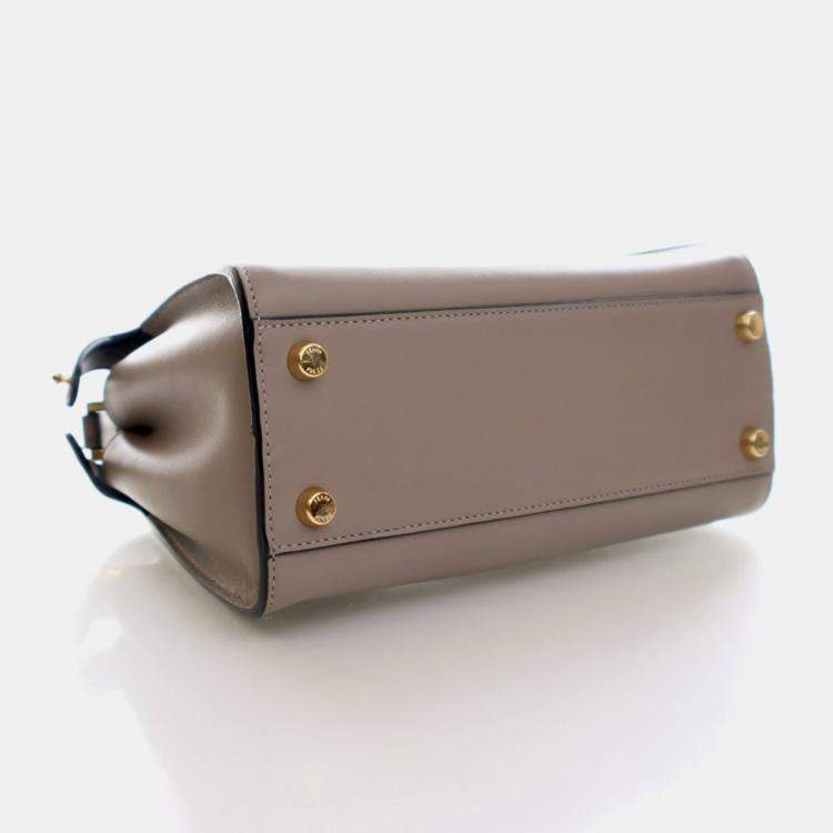 Pre Owned Fendi Small Calfskin Peekaboo ISeeU