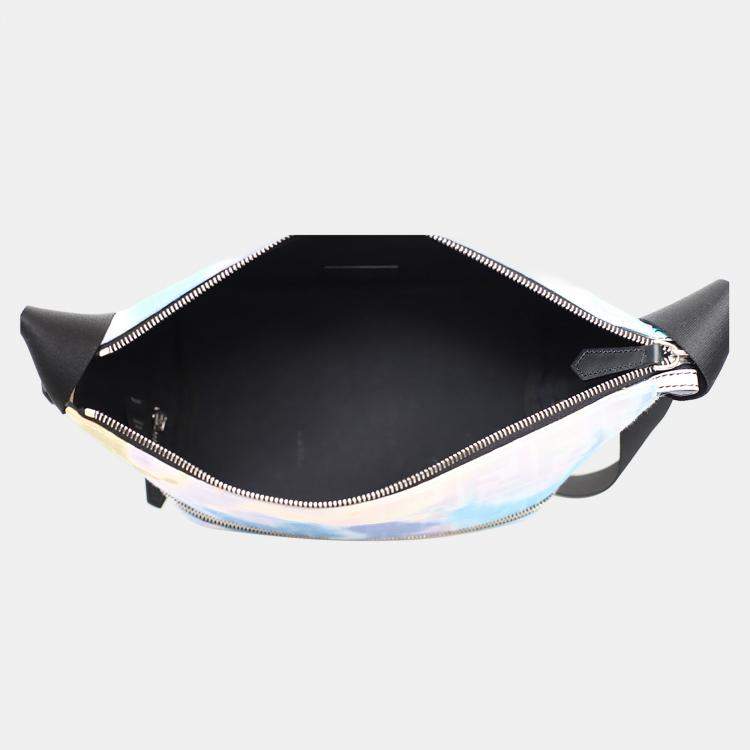 Pre Owned Fendi Multicolor Leather Sunset Hobo Belt Bag