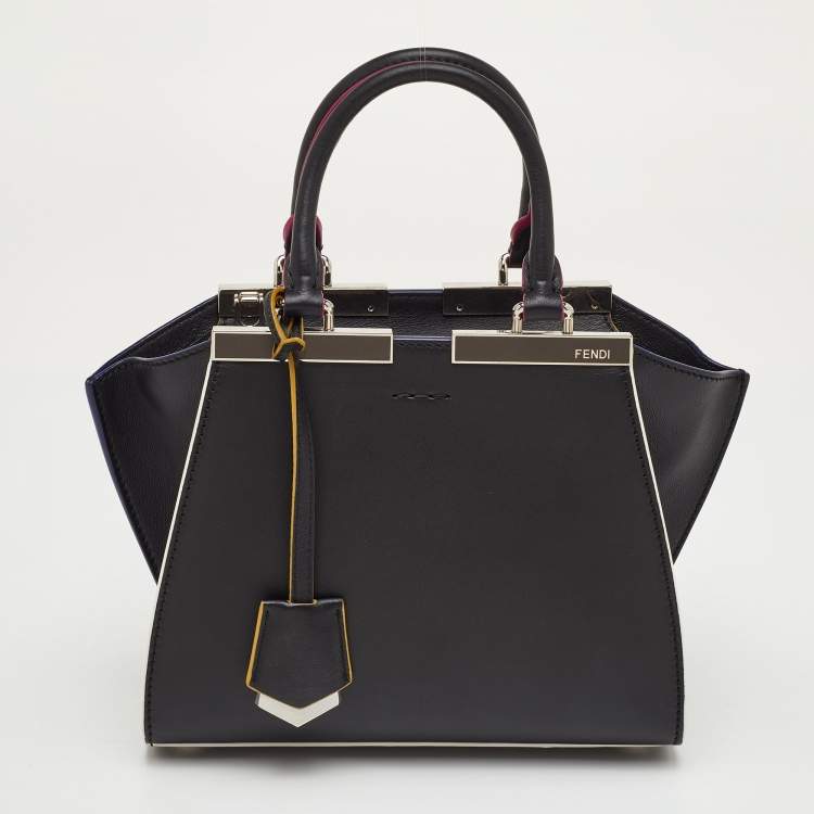 مملوكة مسبقًا Fendi Petite 3Jours Black Leather Tote