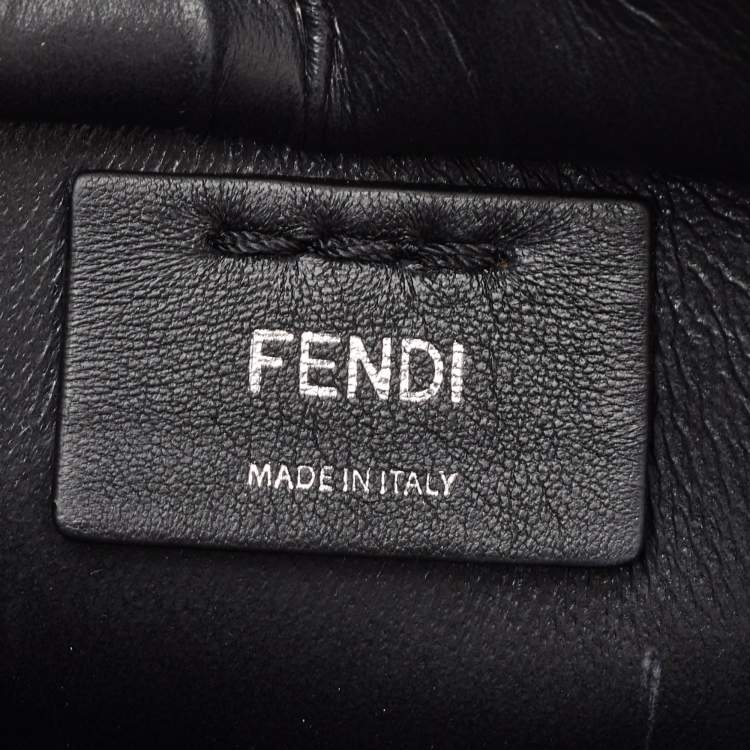 مملوكة مسبقًا Fendi Petite 3Jours Black Leather Tote