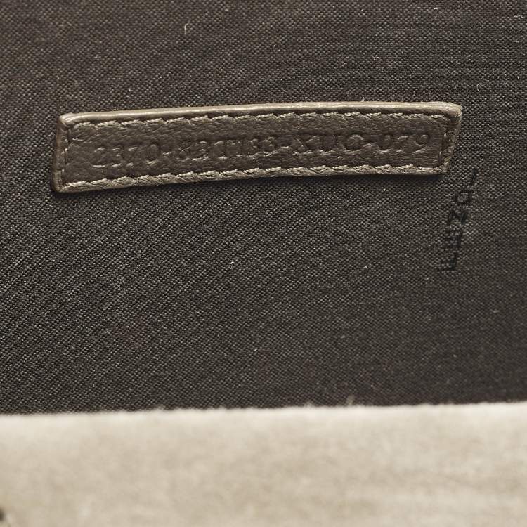 Pre Owned Fendi Logo Beige/Light Pink Plexiglass and Suede Clutch Bag