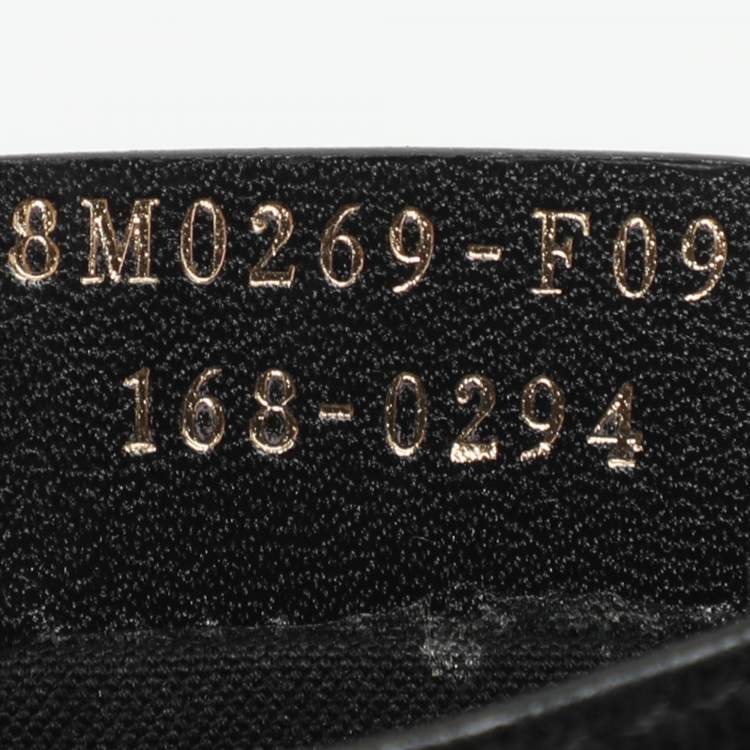 مملوكة مسبقًا Fendi Black Leather Card Holder