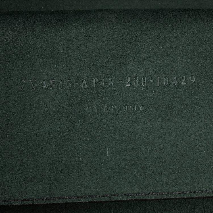 Pre Owned Fendi Baguette Soft Trunk In Collaboration With Marc Jacobs Black Leather