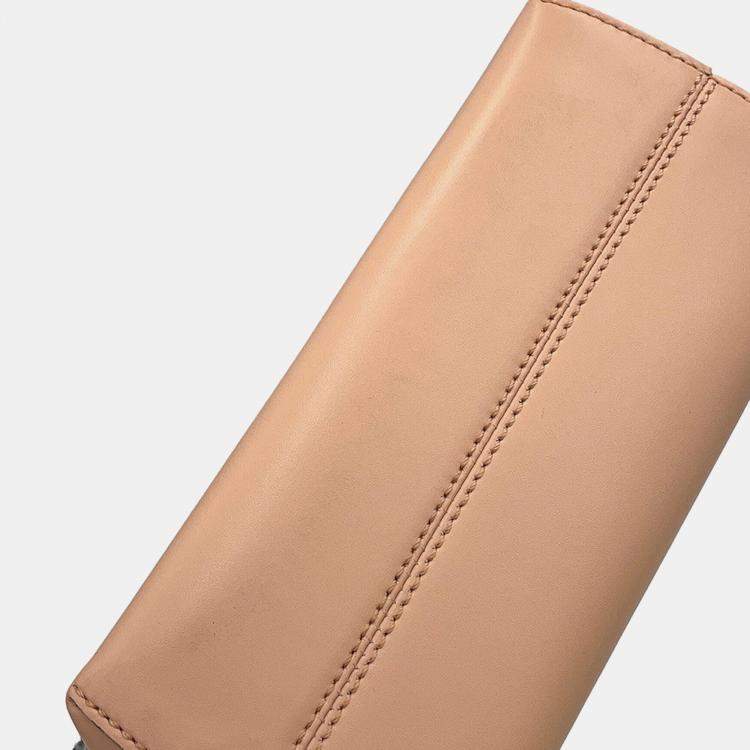 Pre Owned Fendi By The Way Jasmin Flower Leather Size Small