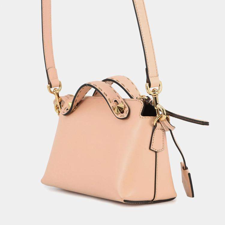 Pre Owned Fendi By The Way Jasmin Flower Leather Size Small