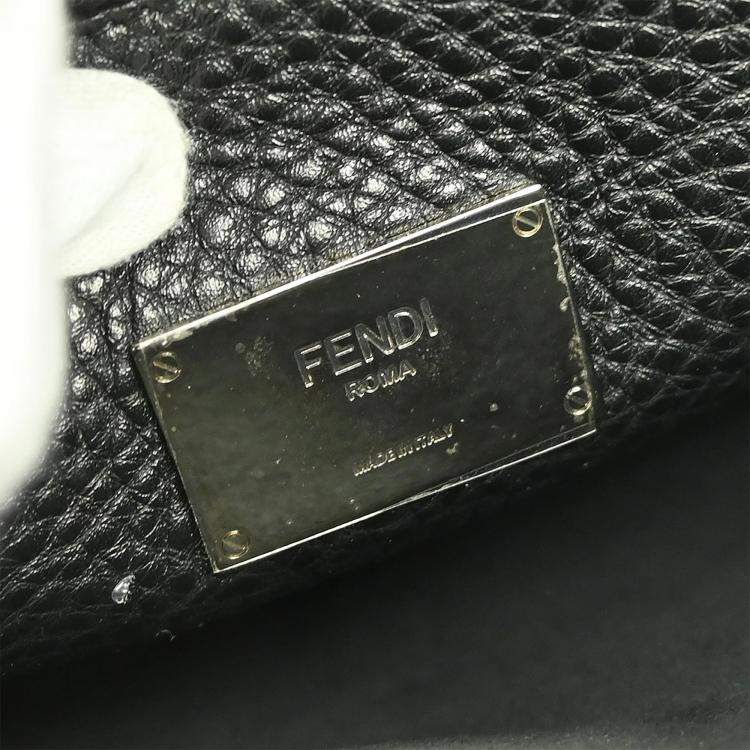 Pre Owned Fendi Gray Peekaboo Fit 2way Handbag