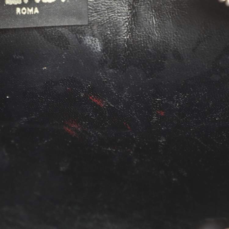 Pre Owned Fendi 3Jours Petite Black Leather Tote