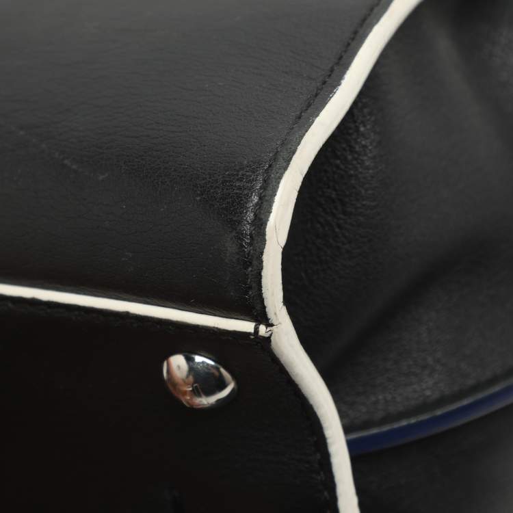 Pre Owned Fendi 3Jours Petite Black Leather Tote