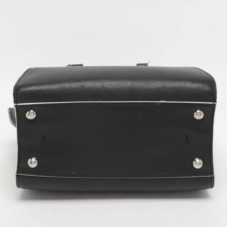 Pre Owned Fendi 3Jours Petite Black Leather Tote