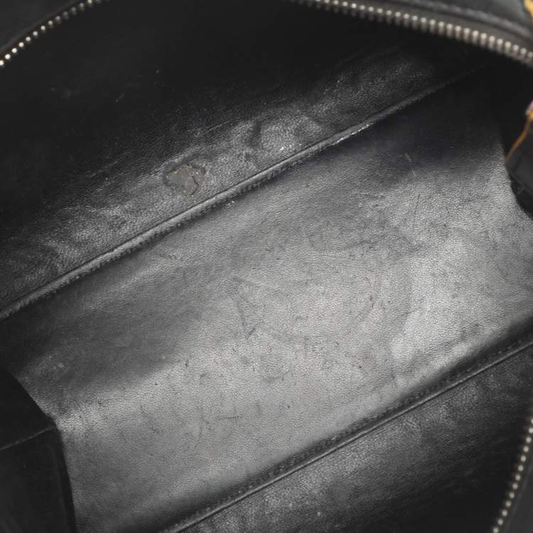 Pre Owned Fendi 3Jours Petite Black Leather Tote