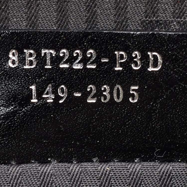 Pre Owned Fendi Demi Jour Small Grey Leather Top Handle Bag